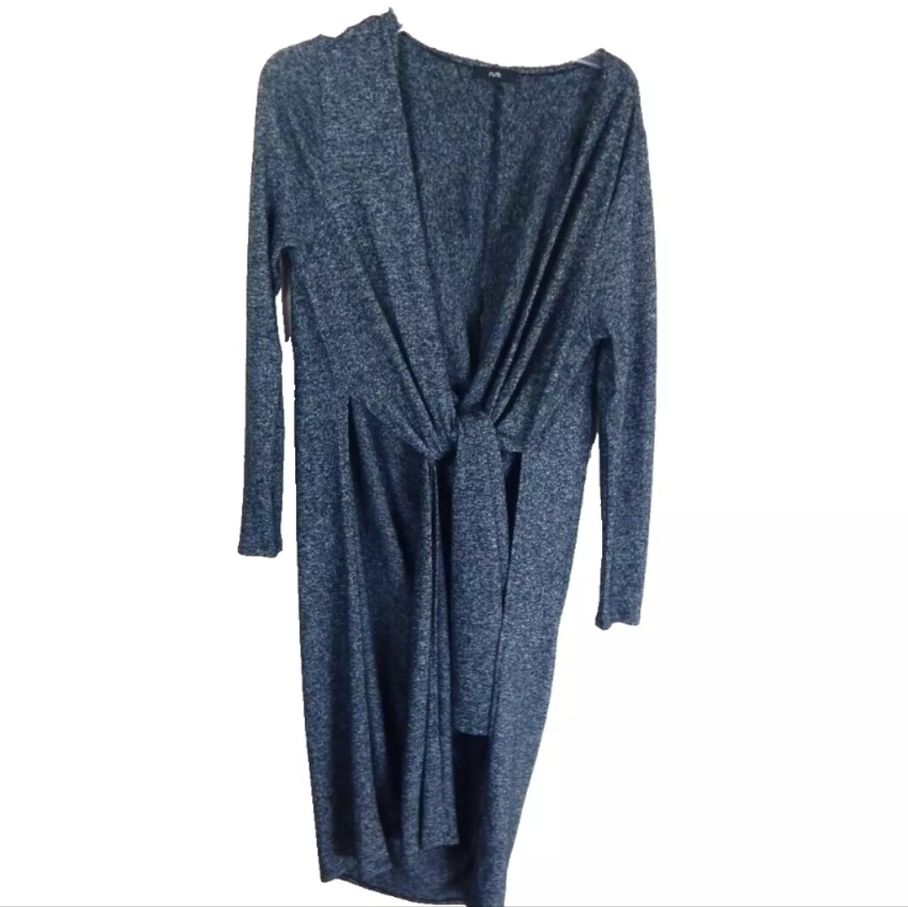 Ruti Draped Back Tie Front Cardigan